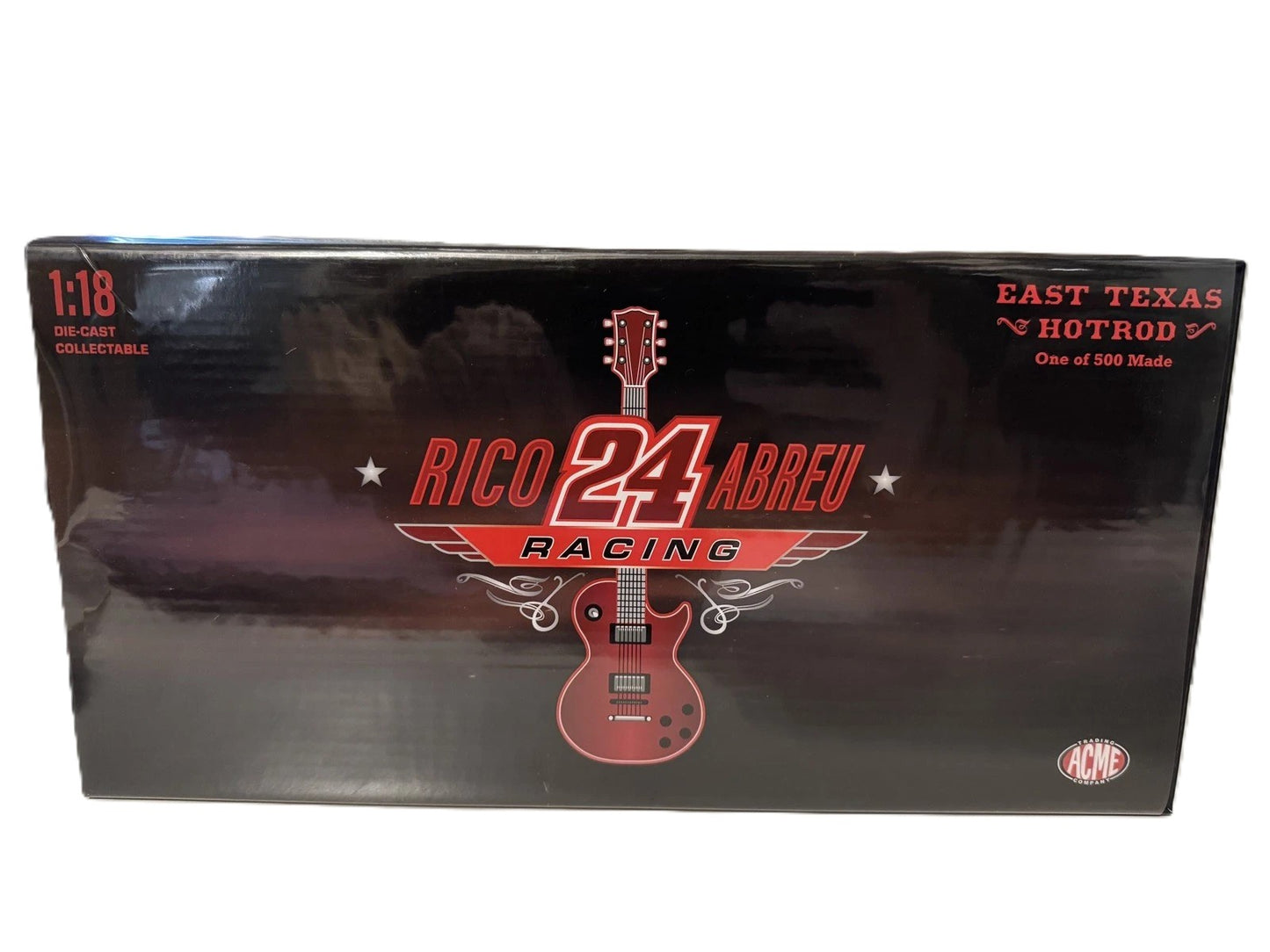 RICO ABREU WHISKEY MYERS AUTOGRAPHED TEXAS HOTROD 1:18 ACME SPRINT CAR