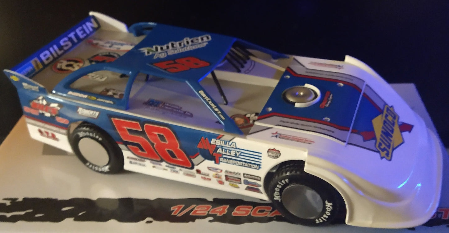 Garrett Alberson 2023 ADC Late Model Dirt Car 1/24 Diecast