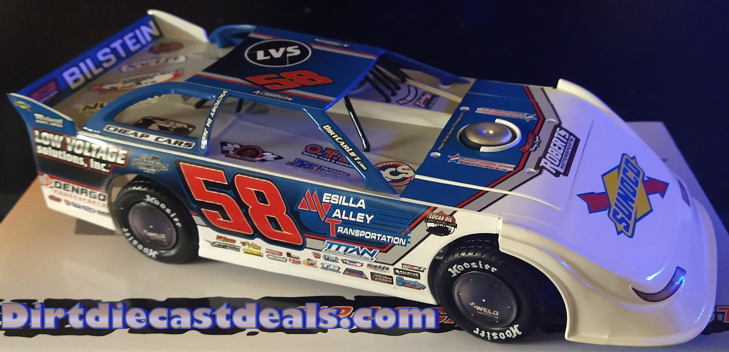 Garrett Alberson 2025 ADC Late Model Dirt Car 1/24 Diecast