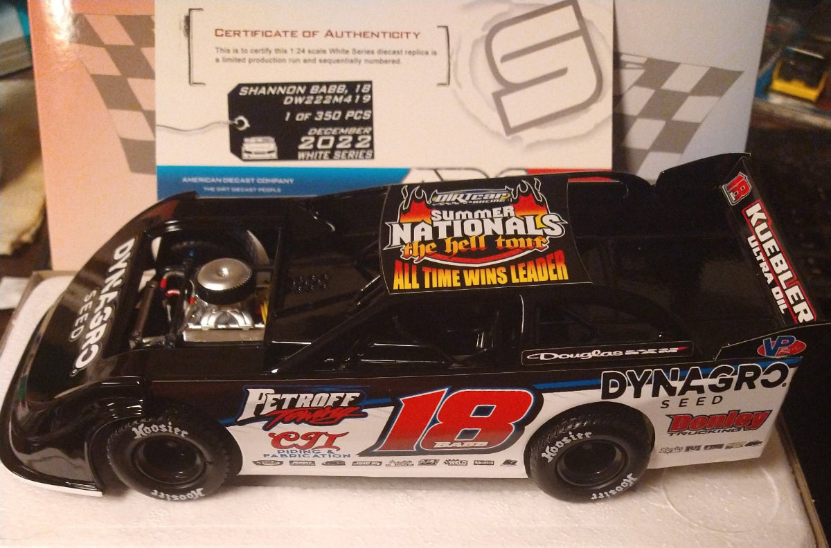 Shannon Babb 2022 ADC Late Model Dirt Car 1/24 Diecast