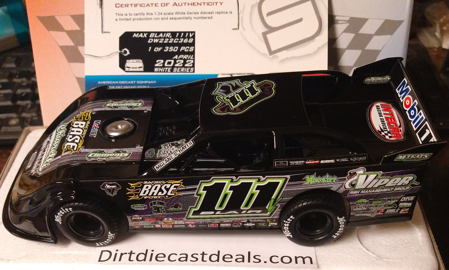 Max Blair 2022 ADC Late Model Dirt 1/24 Diecast