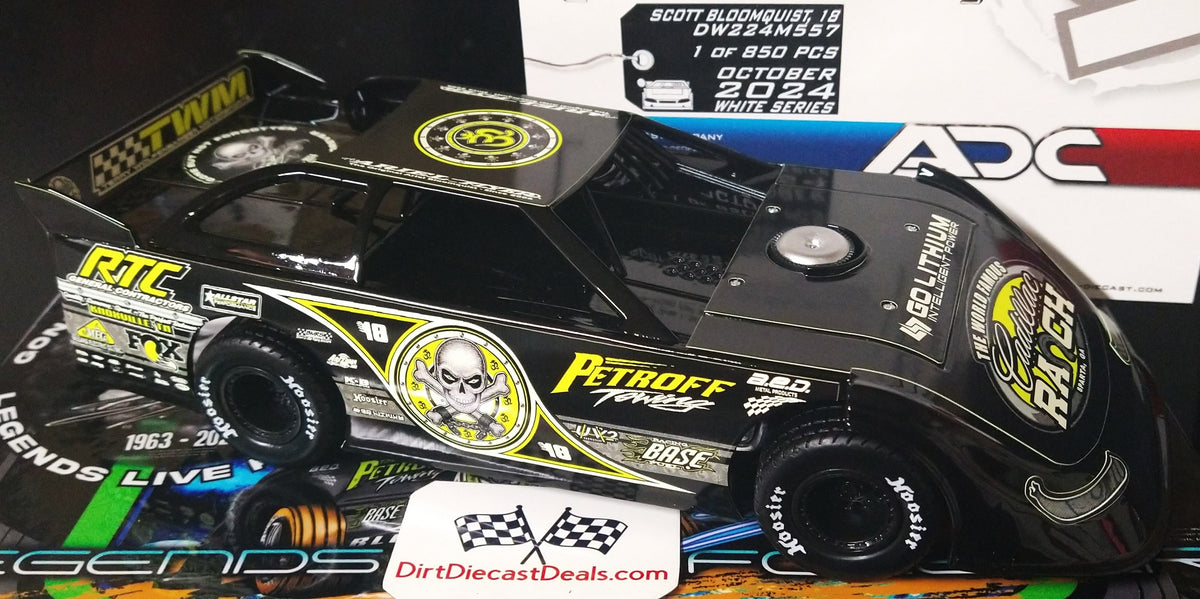 Scott Bloomquist 2024 ADC Late Model Dirt Car 1/24 Diecast Tribute Custom Box