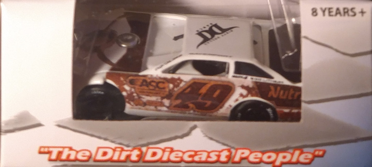 Jonathan Davenport 2024 ADC Late Model Dirt 1/64 Scale Dome Diecast DW624M569