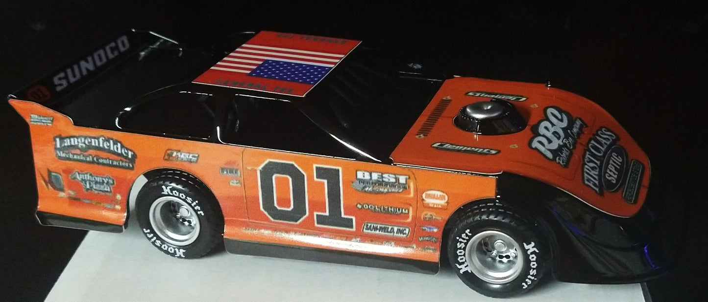 Tyler Erb 2025 Eldora Dream Late Model Dirt 1/32 Pull Back Car