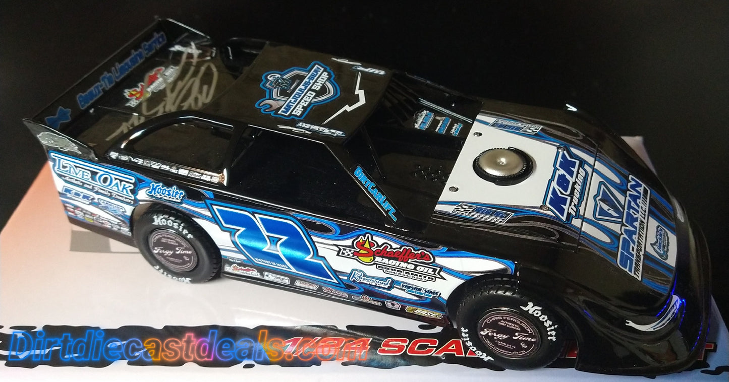 Chris Ferguson 2023 ADC Late Model Dirt Car 1/24 Diecast Autographed