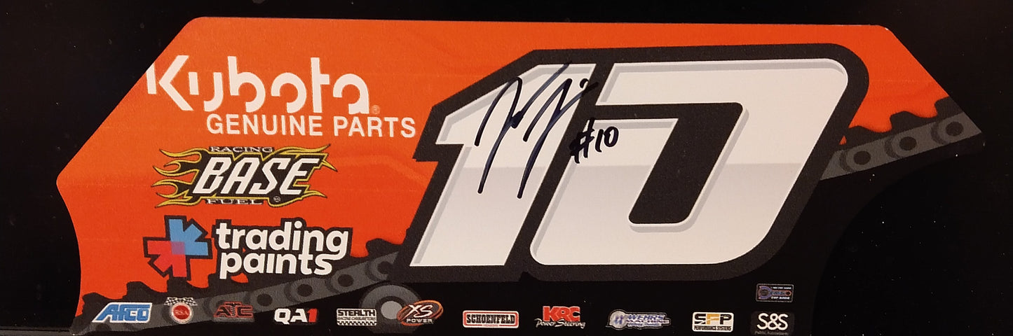 Joseph Joiner Dirt Late Model 12 in Mini Door Autographed