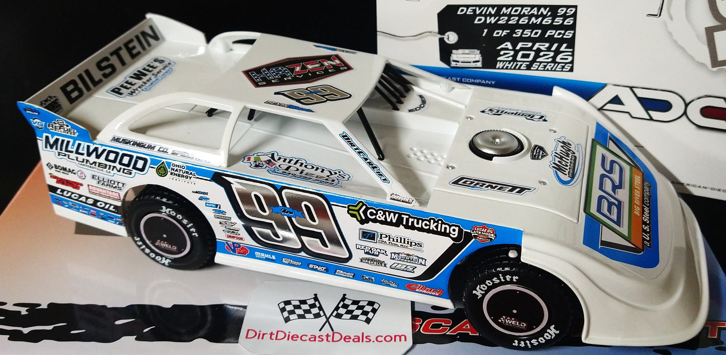Devin Moran 2026 ADC Dirt Late Model 1/24 Diecast Car DW226M656