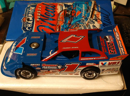 Hudson Oneal 2023 Lucas Oil Series Championship Car With Custom Signed Box