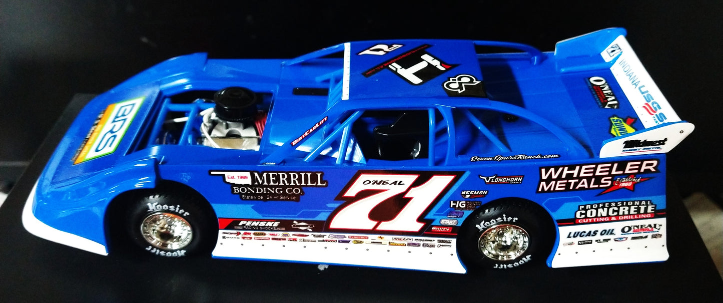 Hudson O'Neal 2026 Lionel Dirt Late Model 1/24 Diecast 150 Made
