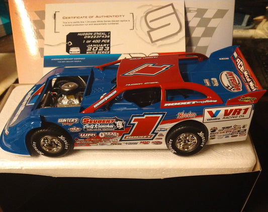 Hudson Oneal 2023 Rocket House Car ADC 1/24 Late Model Dirt Car Diecast