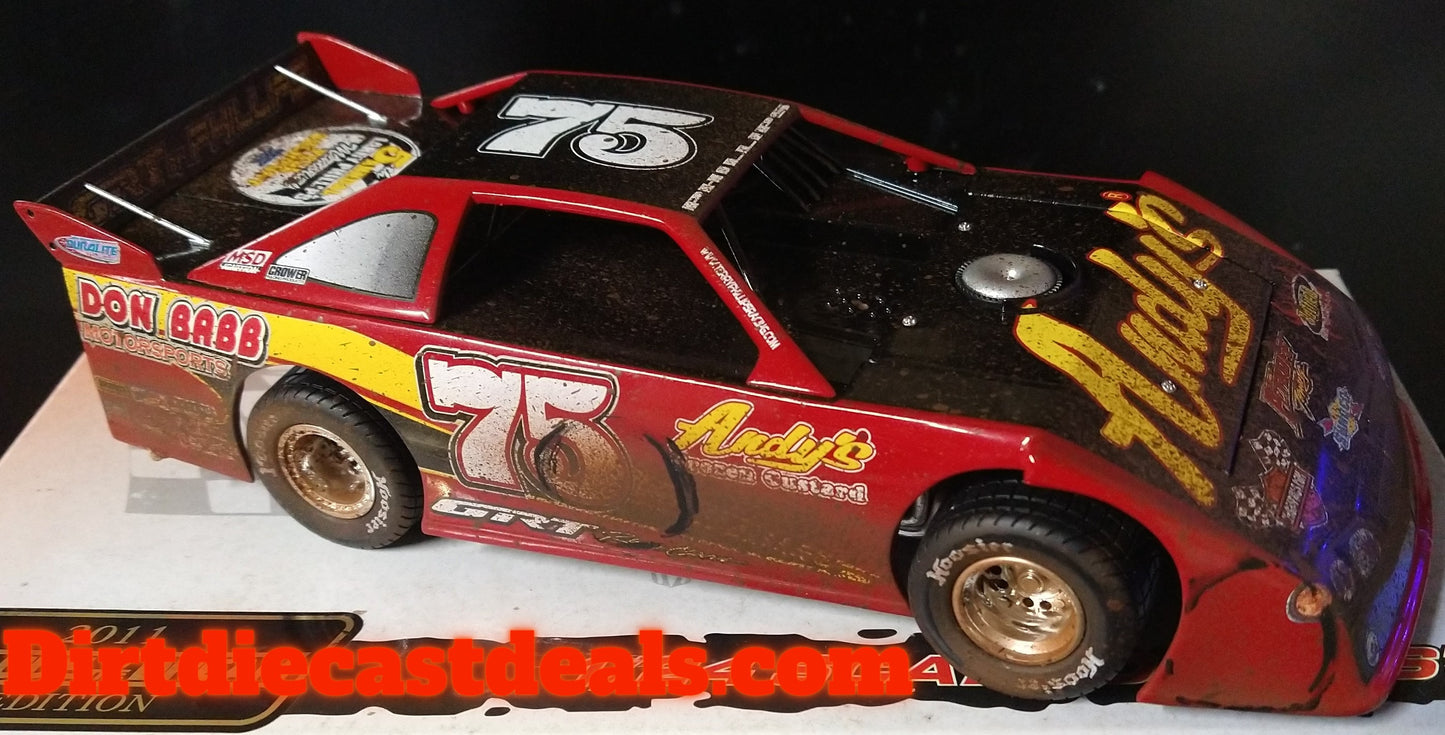 Terry Phillips ADC Dirt Late Model 1/24 Diecast Raced Version Donor Box