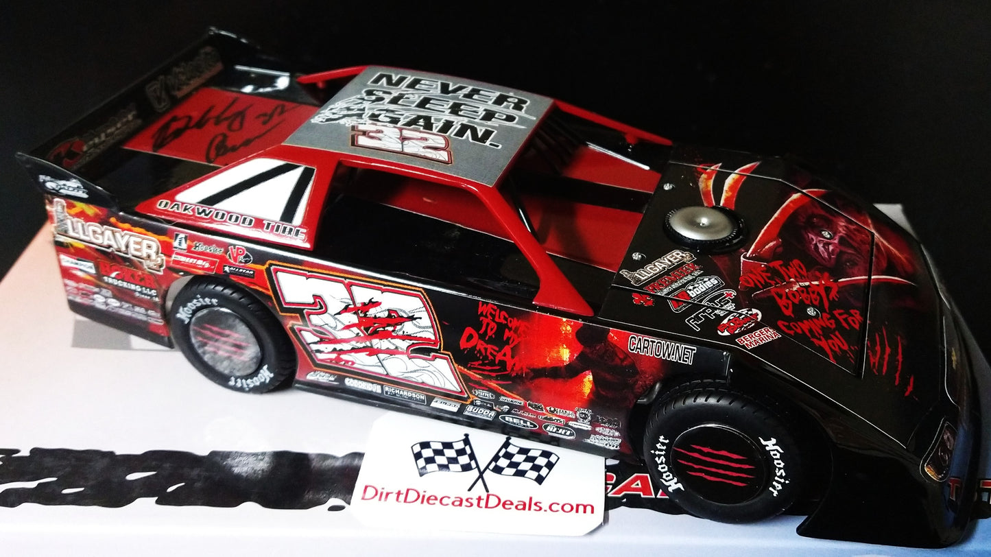 Bobby Pierce 2017 Nightmare ADC Late Model 1/24 Diecast Autographed
