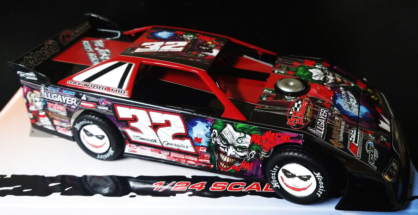 Bobby Pierce 2017 Joker Rides Again 1/24 Dirt Late Model Diecast