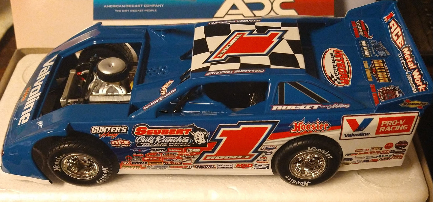 Brandon Sheppard 2019 ADC Late Model 1/24 Dirt Diecast