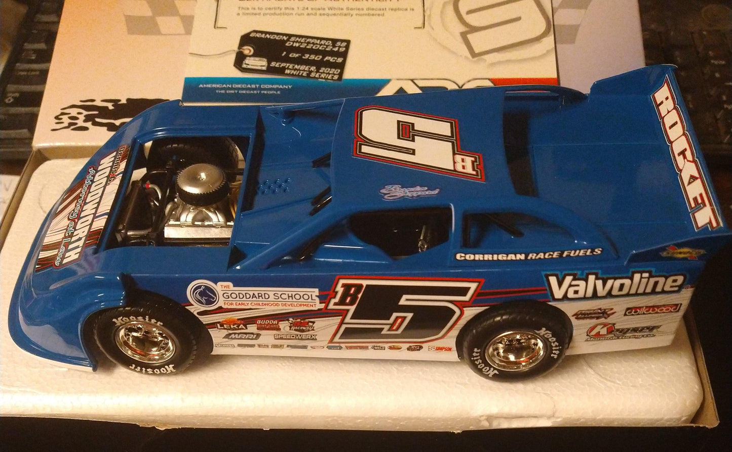 Brandon Sheppard 2020 ADC Late Model Dirt Car 1/24 Diecast