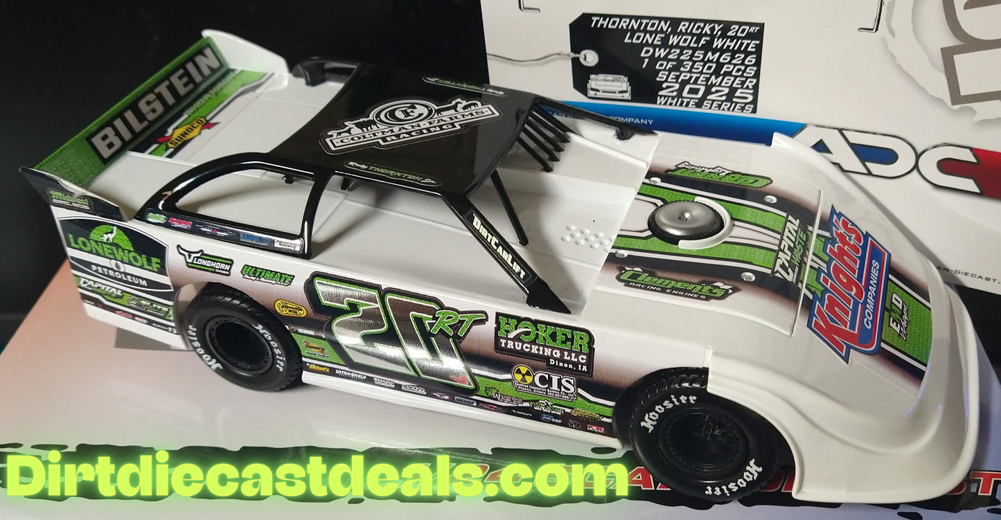 Ricky Thornton 2025 ADC World 100 Late Model Dirt 1/24 Diecast