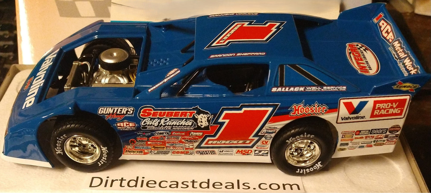 Brandon Sheppard 2017 ADC Late Model 1/24 Dirt Diecast