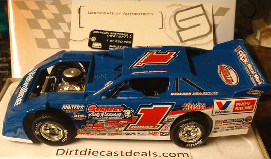 Brandon Sheppard 2018 ADC Late Model Dirt Car 1/24 Diecast