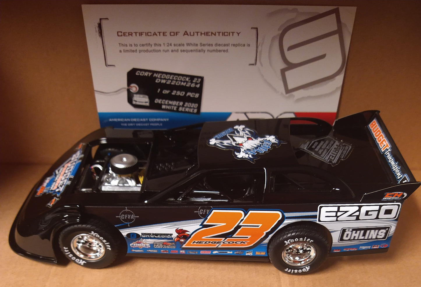 Cory Hedgecock 2020 ADC Late Model Dirt Car 1/24 Diecast
