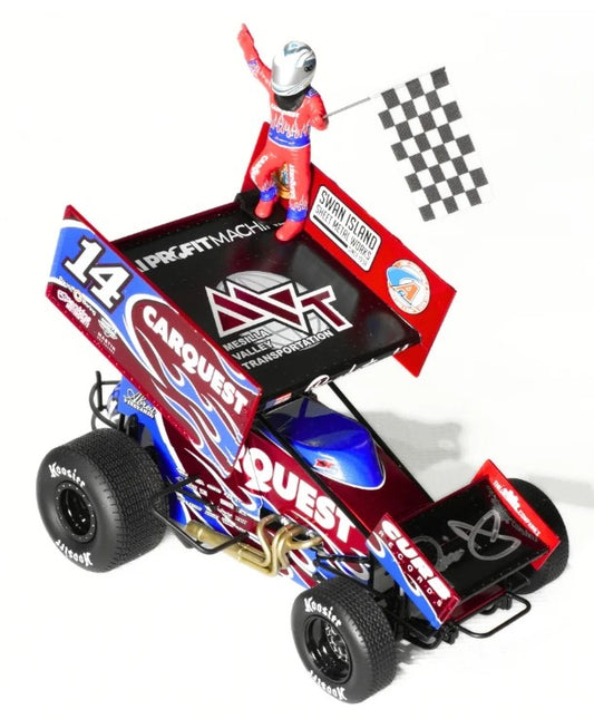 Rico Abreu 2026 Car Quest Tony Stewart Racing 1/18 Acme Sprint Car Autographed