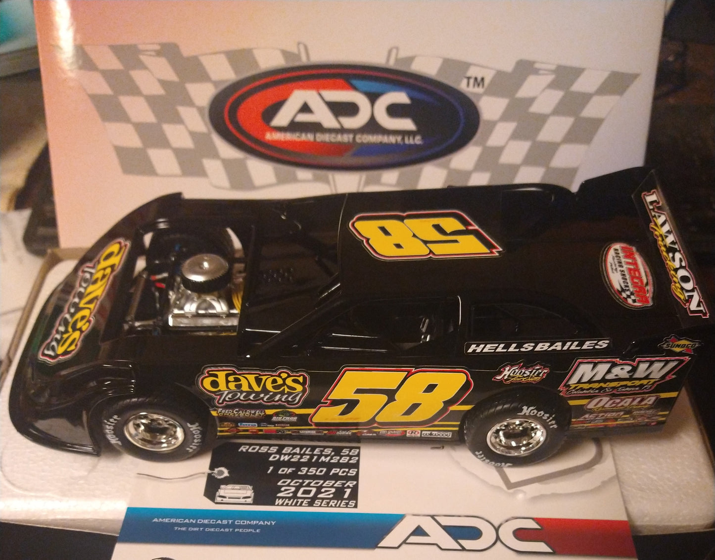 Ross Bailes 2021 ADC Late Model Dirt Car 1/24 Diecast