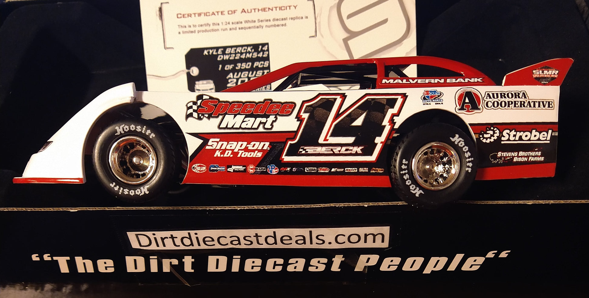 Kyle Berck 2024 ADC Late Model Dirt Car 1/24 Scale Diecast