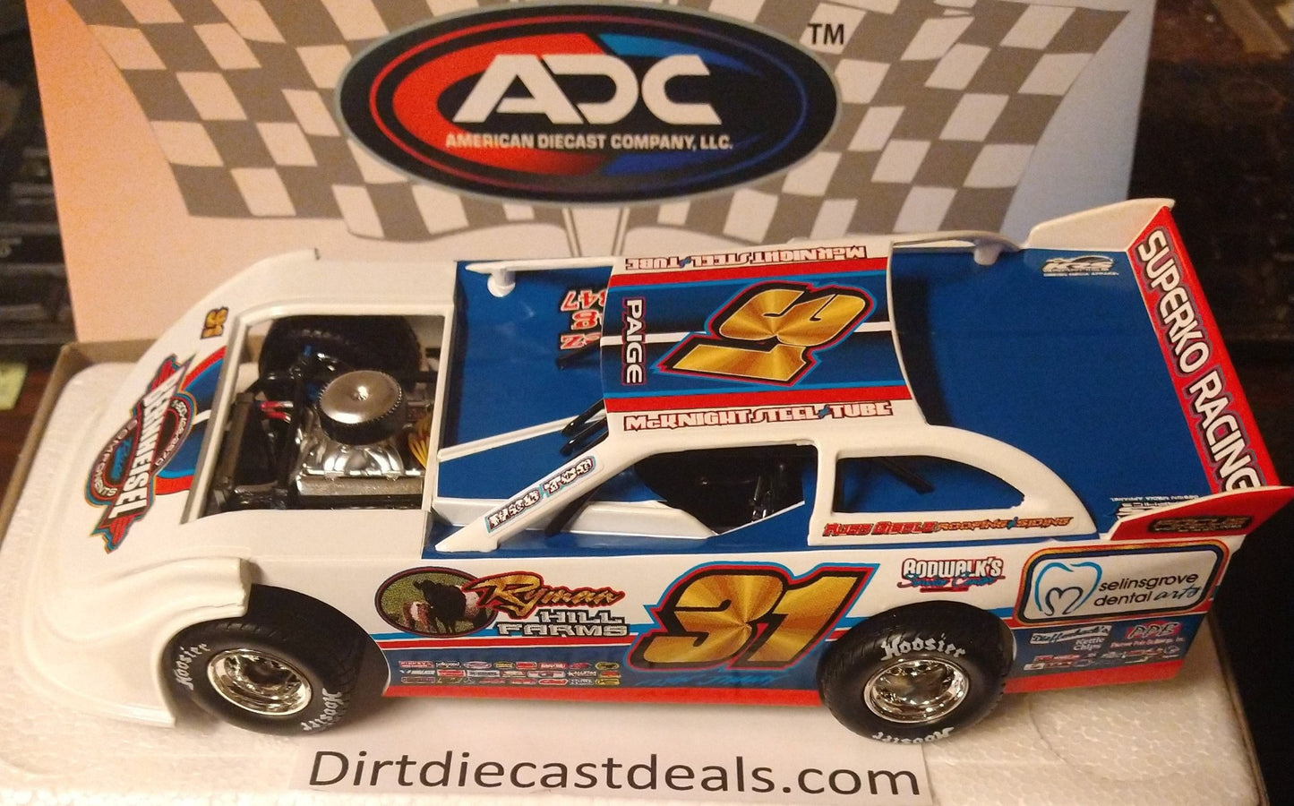 Jim Bernheisel 2024 ADC Late Model Dirt 1/24 Scale Diecast