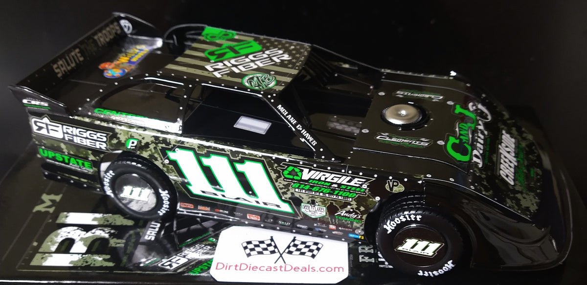 Max Blair 2026 Salute the Troops Hobson 1/24 Dirt Late Model Diecast Only 50 Made