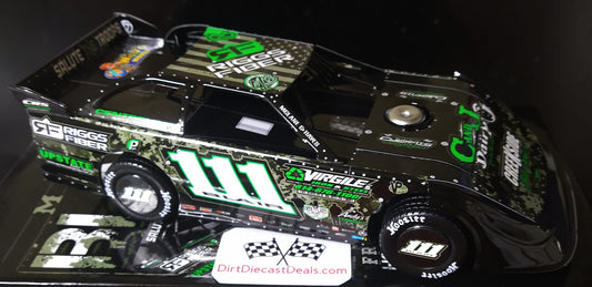 Max Blair 2026 Salute the Troops Hobson 1/24 Dirt Late Model Diecast Only 50 Made