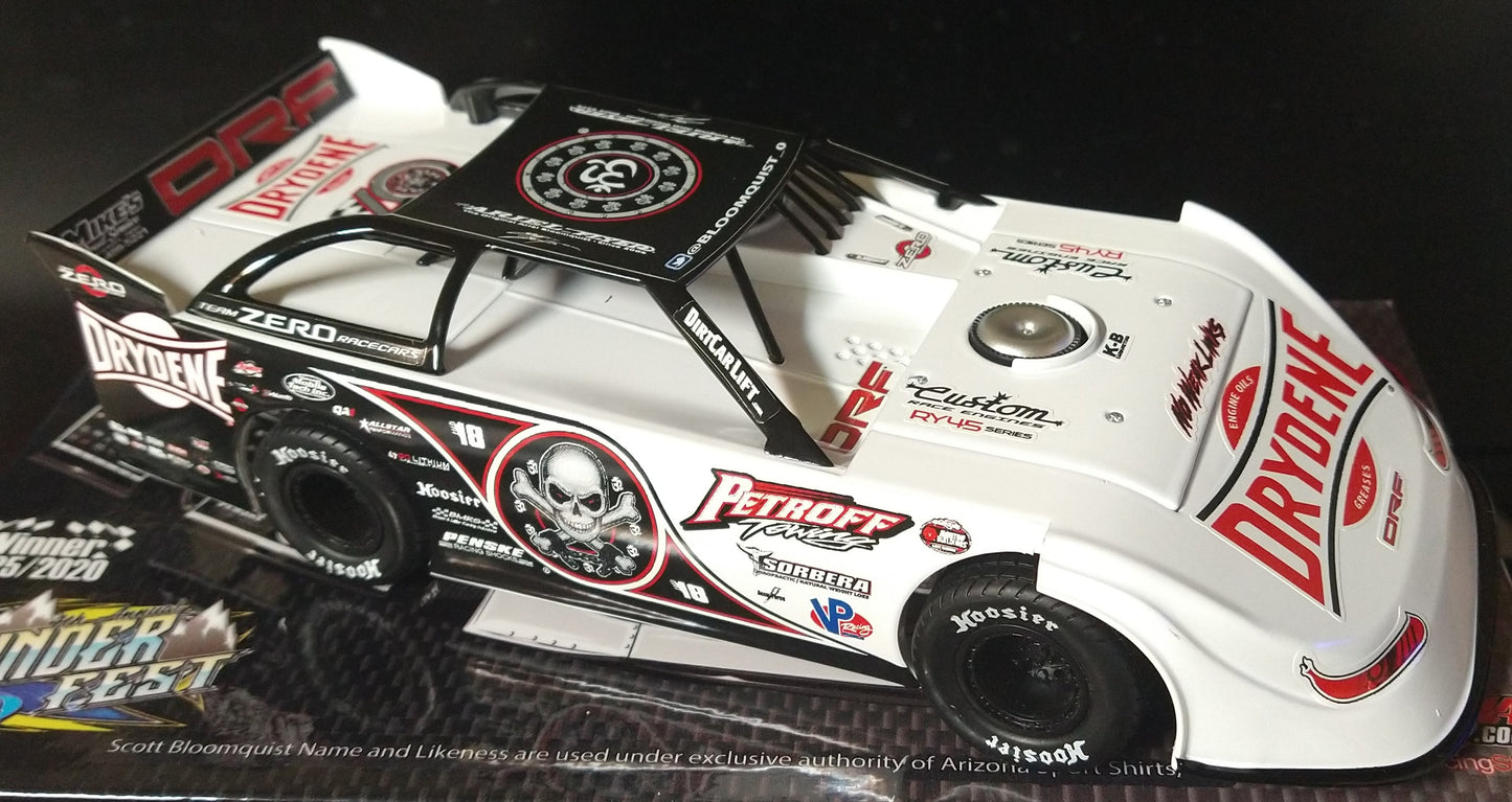 Scott Bloomquist 2020 ADC 40 Year Late Model Dirt Car 1/24 Diecast DW220M280