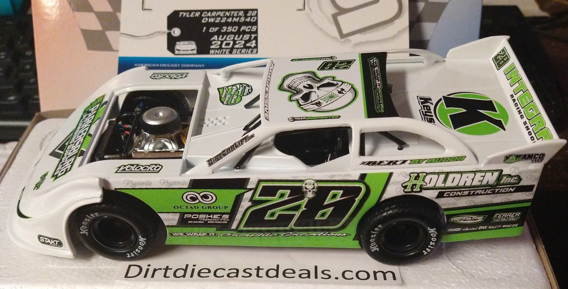 Tyler Carpenter 2024 ADC Late Model Dirt Car 1/24