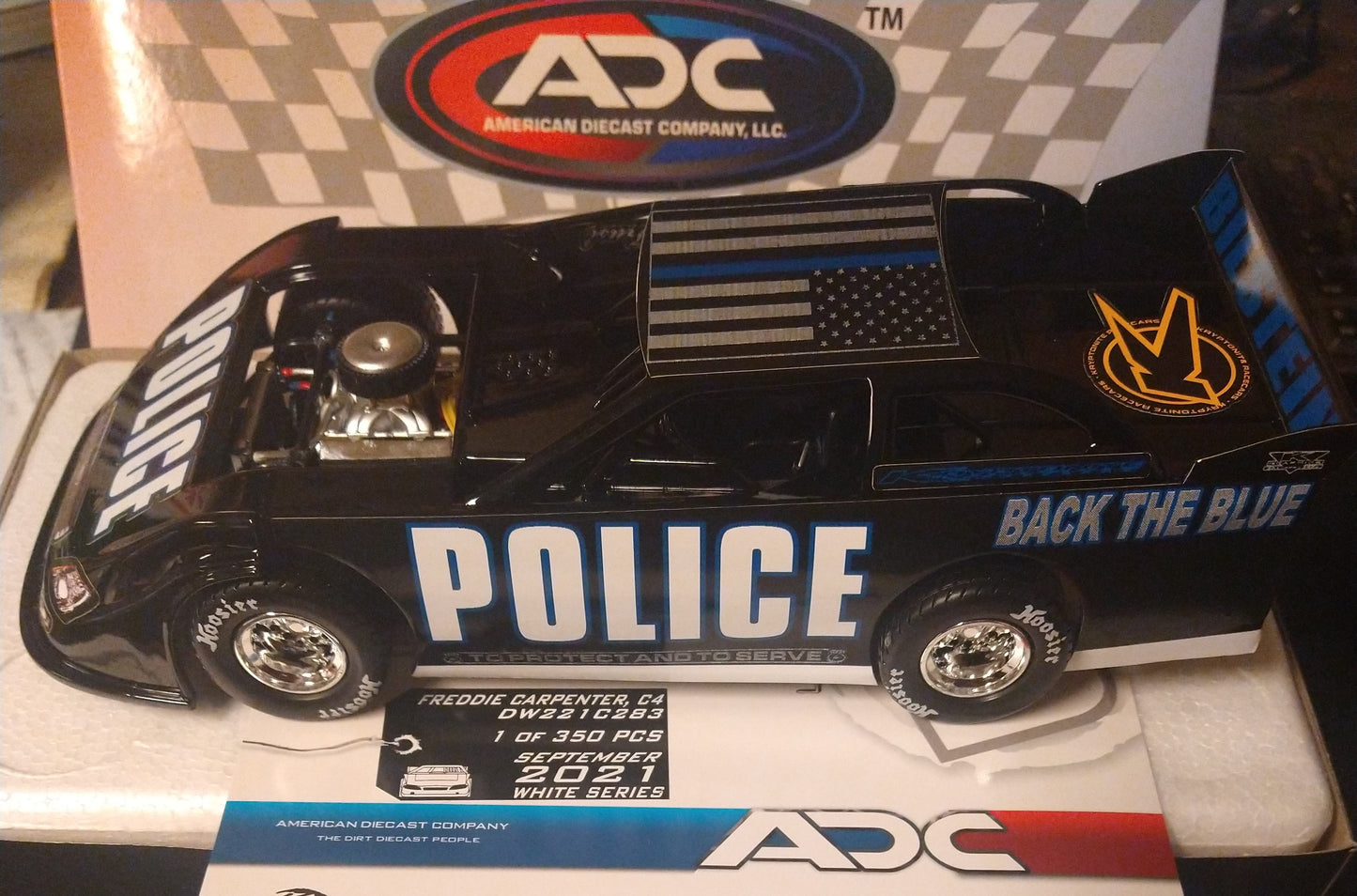 Freddy Carpenter 2021 ADC Late Model Dirt Car 1/24 Diecast