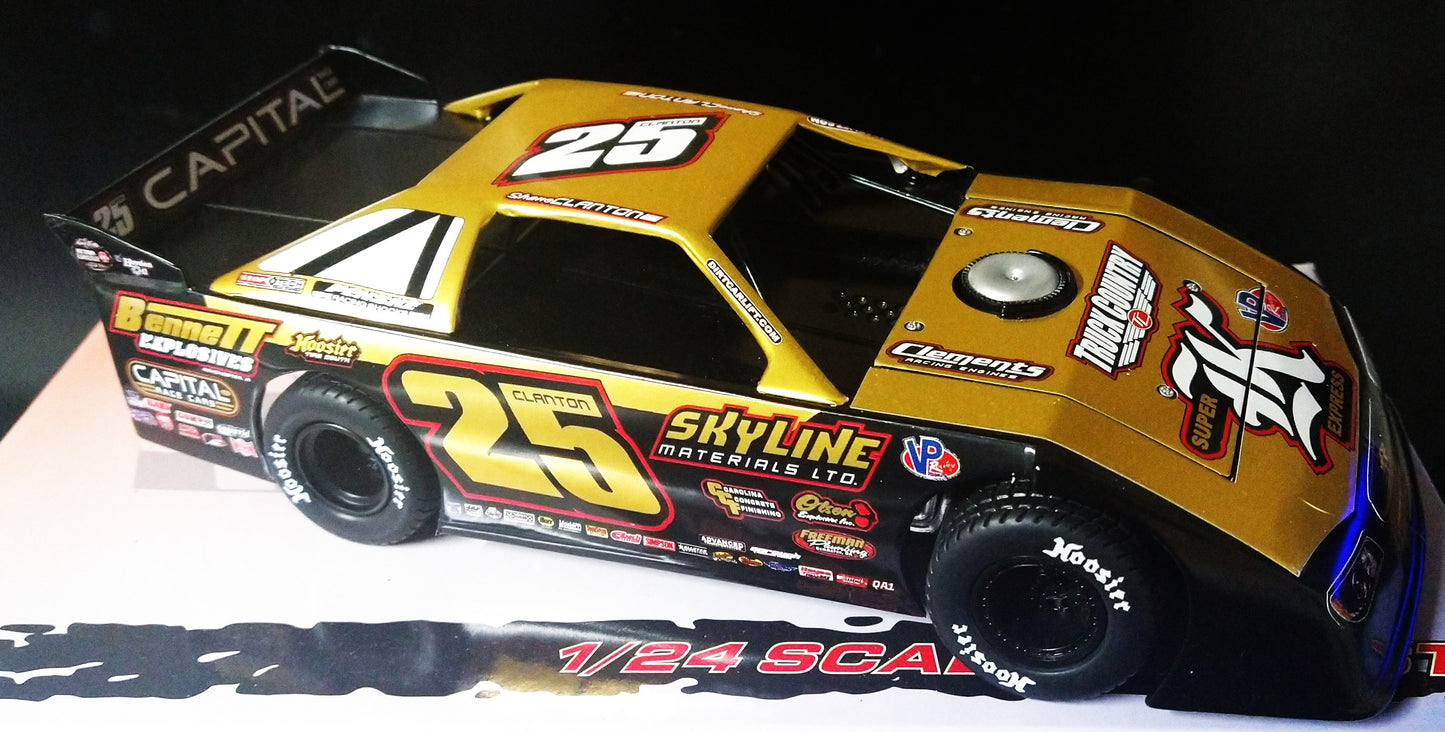 Shane Clanton 2019 ADC Dirt Late Model 1/24 Diecast
