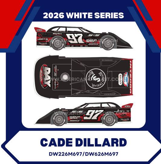 Cade Dillard 2026 ADC Dirt Late Model 1/24 Diecast 