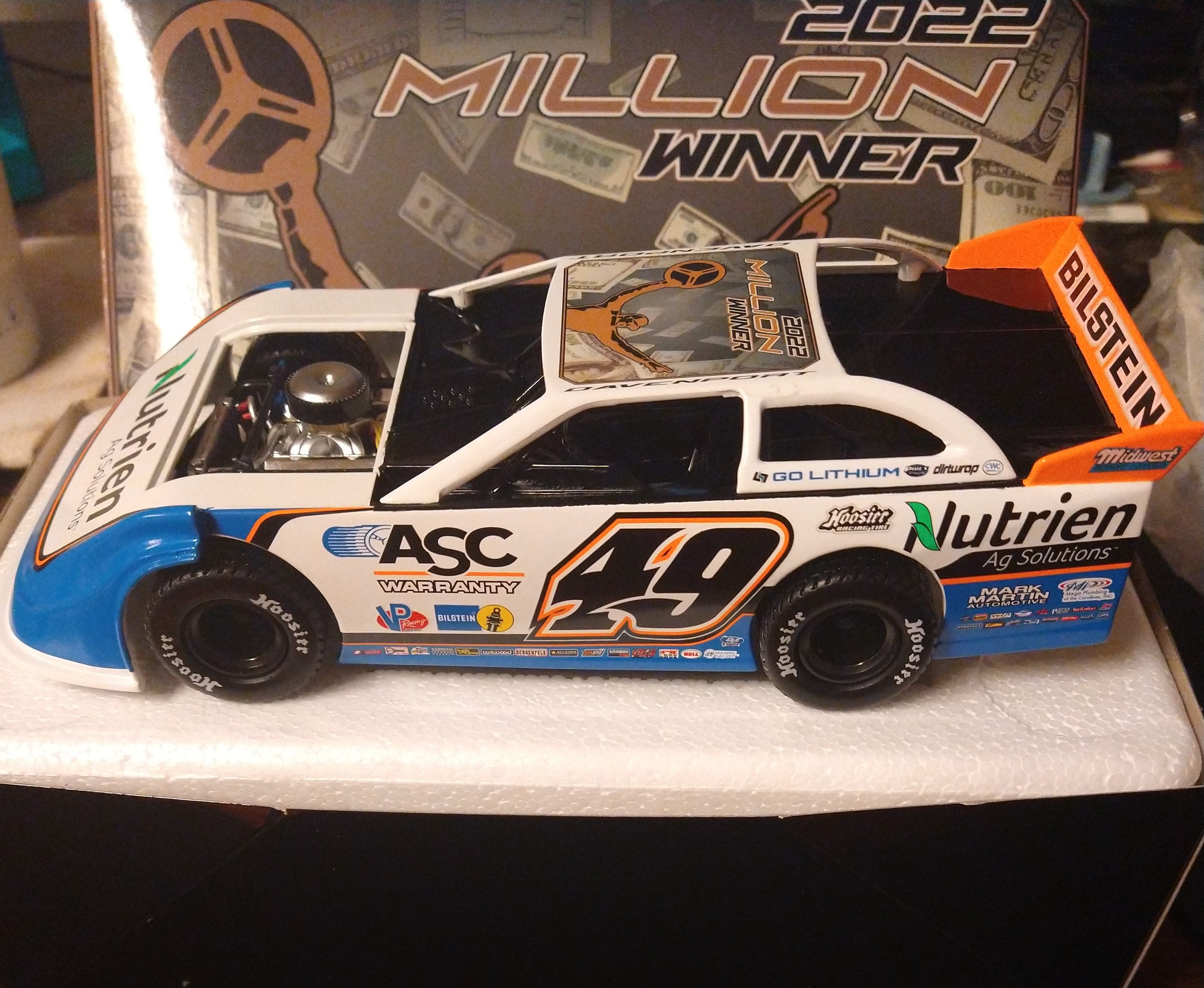 Johnathan Davenport 2022 Eldora Million Winner ADC 1/24 Late Model Die ...