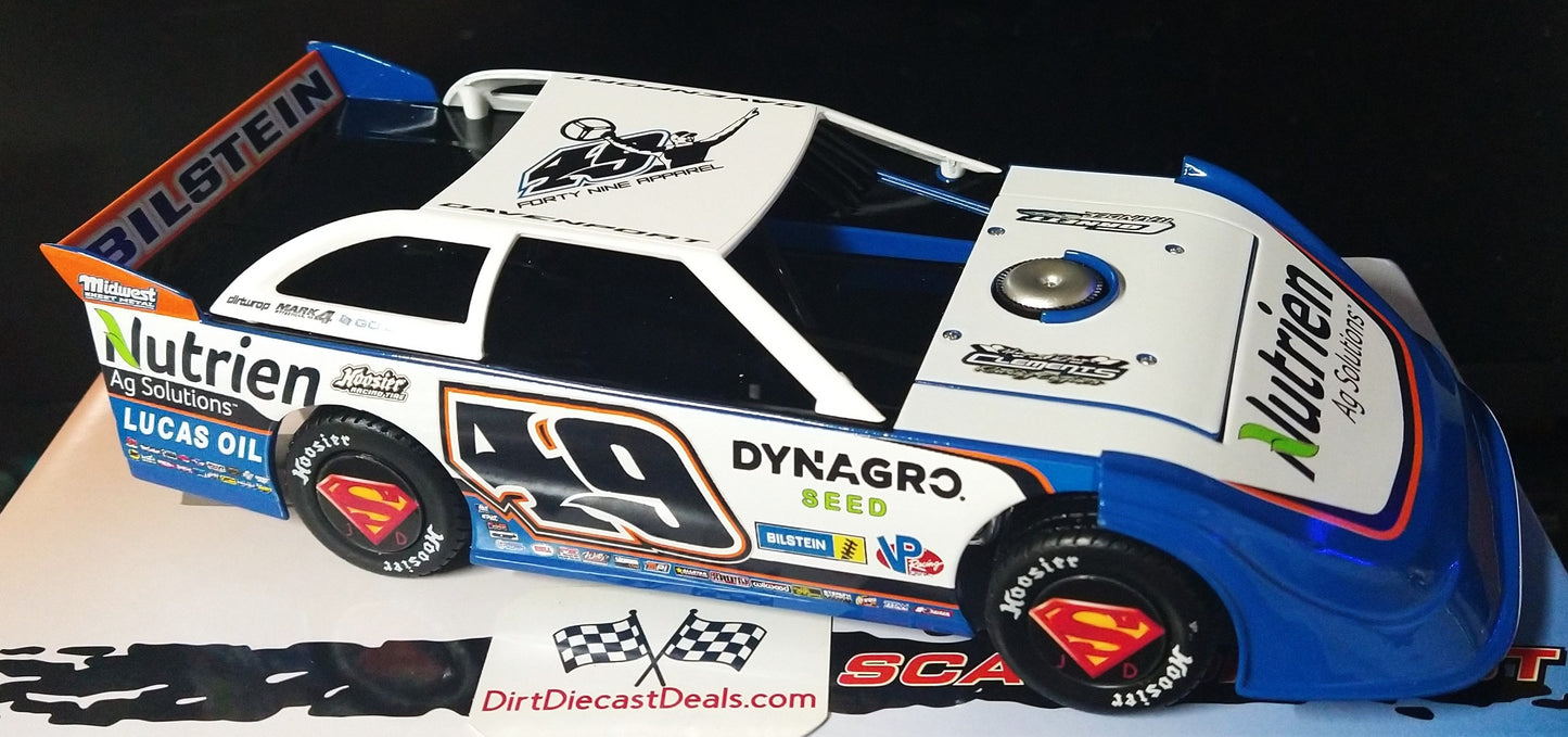 Jonathan Davenport 2024 ADC Late Model Dirt 1/24 scale Diecast
