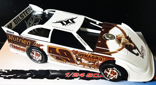 Jonathan Davenport Auto'd 2024 ADC Late Model Dirt 1/24 Scale Dome Diecast DW224M569
