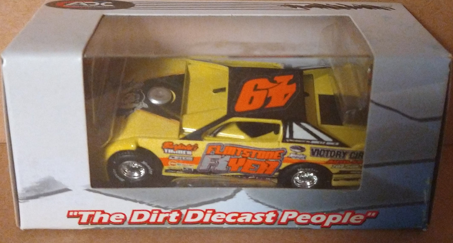 Jonathan Davenport 2017 Flintstone Flyer ADC Late Model Dirt Car 1/64 Diecast