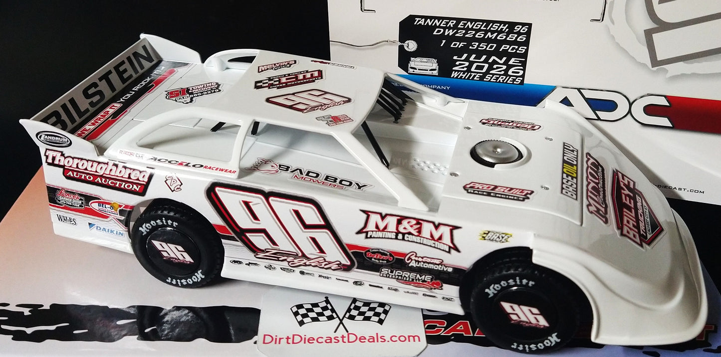 Tanner English 2026 ADC Dirt Late Model 1/24 Diecast DW226M686