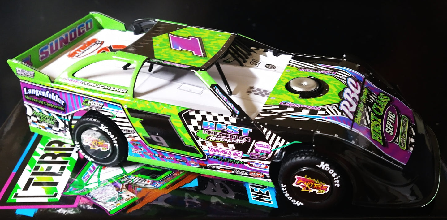 Tyler Erb 2025 Dome Hobson Custom Dirt Late Model 1/24 Diecast