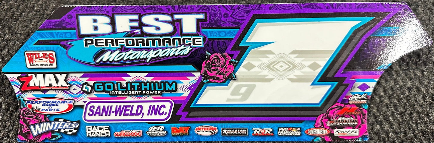 Tyler Erb 12" Best Performance Dirt Late Model Mini Door