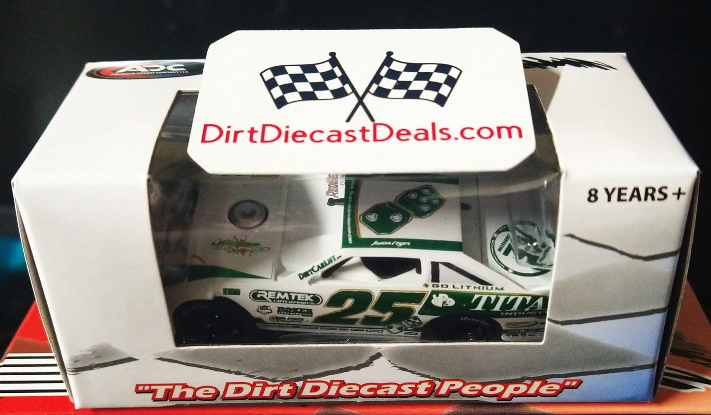 Jason Feger 2025 ADC Dome Late Model Dirt 1/64 Diecast Ken Schrader Tribute