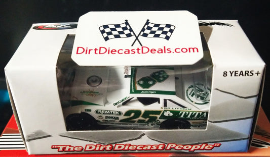 Jason Feger 2025 ADC Dome Late Model Dirt 1/64 Diecast Ken Schrader Tribute