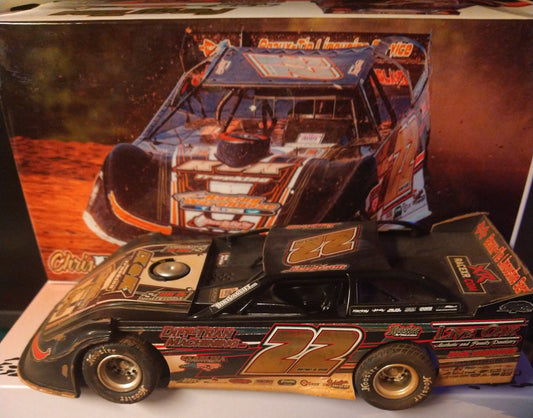 Chris Ferguson Raced Version 2021 ADC Late Model Dirt Car 1/24 Diecast