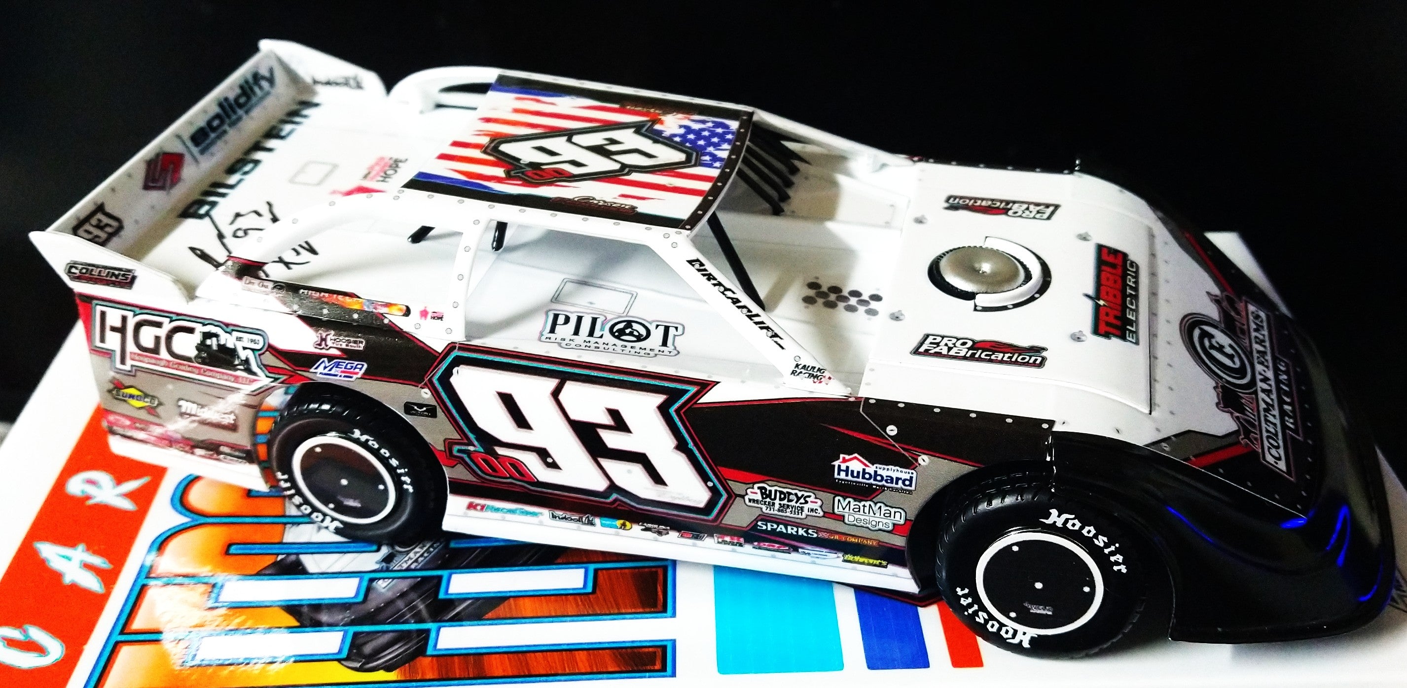 Carson Ferguson 2026 Custom Dirt Late Model 1/24 Diecast Car Only 93 M ...