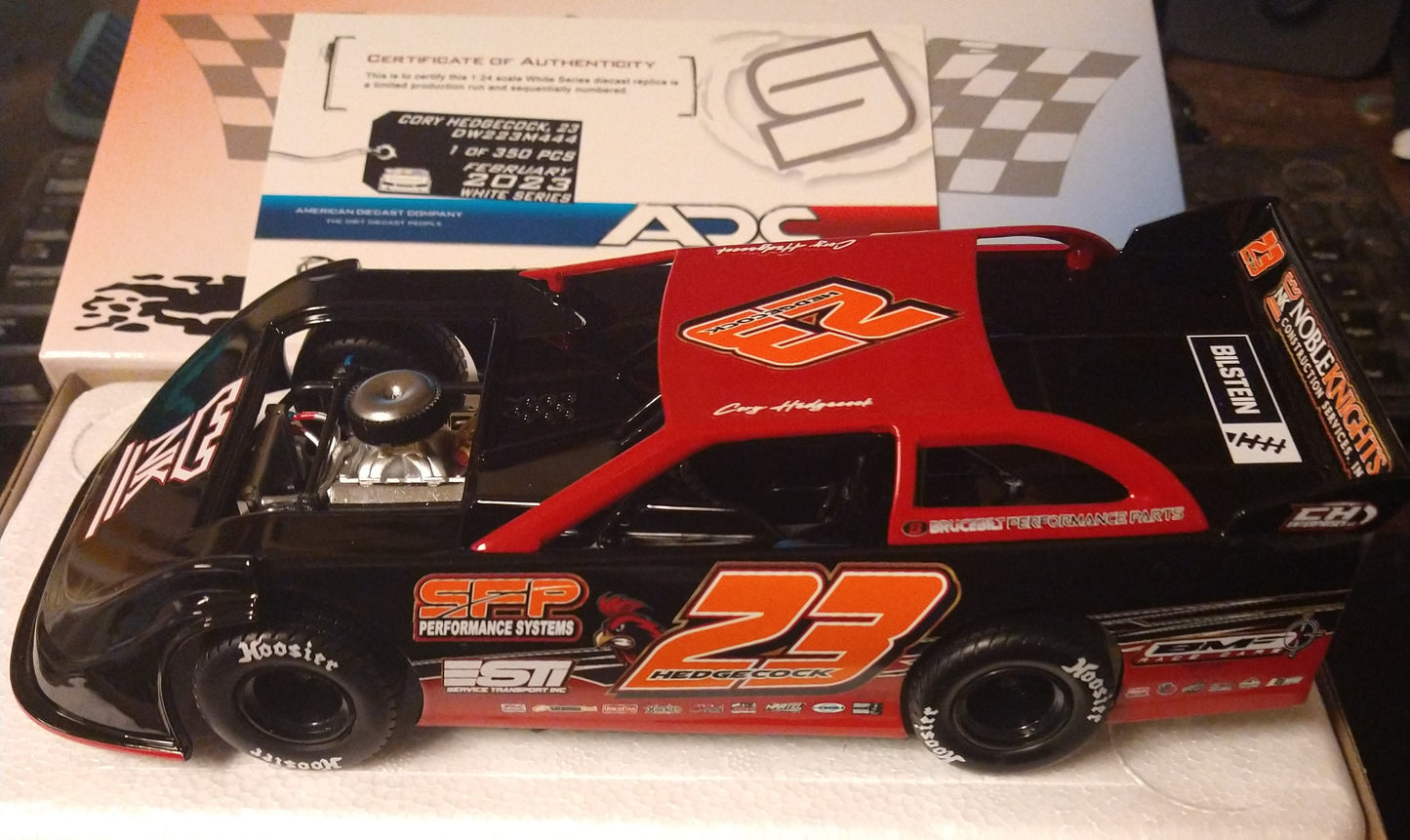 Cory Hedgecock 2023 ADC Late Model Dirt Car 1/24 Diecast