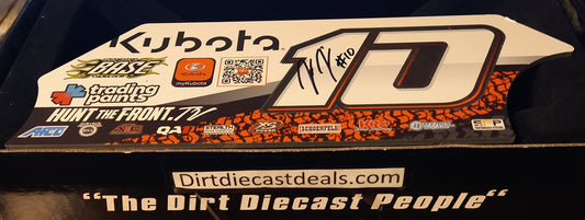 Joseph Joiner Hunt The Front Kubota Autographed 12 Inch Mini Door