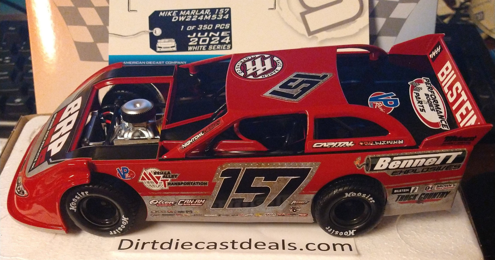 Mike Marlar 2024 Eldora Dream 1/24 ADC Diecast