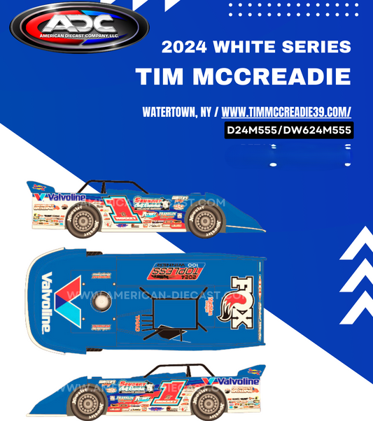 Tim Mccreadie 2024 ADC Topless 100 Winner 1/24 Dirt Late Model Diecast