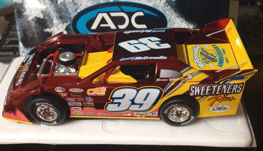 Tim Mccreadie 1/24 ADC 2007 Chrome Late Model Dirt Car Diecast